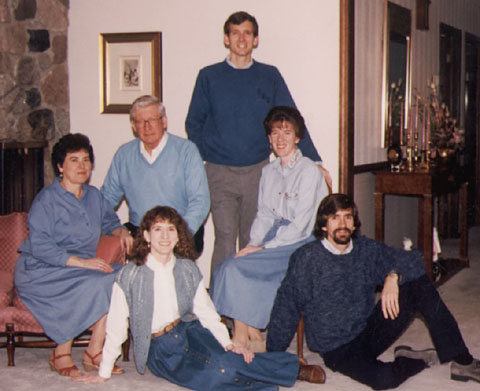 Fran and family 1992