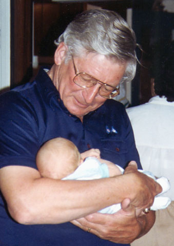 Fran with Megan - 2 weeks old<BR>July 1993